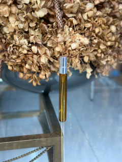 FLACONETE DE VIDRO 10ML AMBAR C/VAL PRATA - UNID