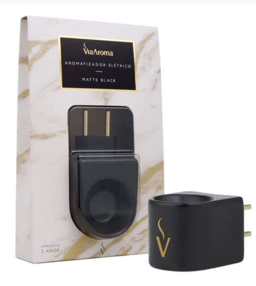 DIFUSOR ELETRICO PORCELANA PRETO BIVOLT - UNID