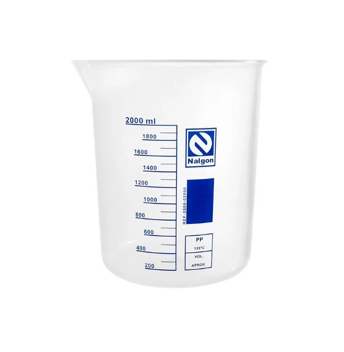 BECKER PLASTICO GRADUADO 2000ML