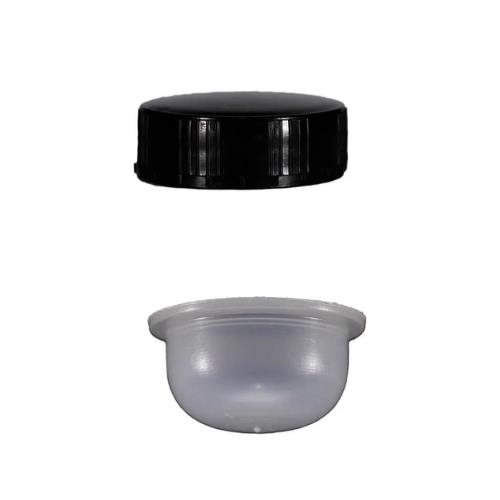 TAMPA E BATOQUE P/VIDRO AMBAR 1LT - PECA