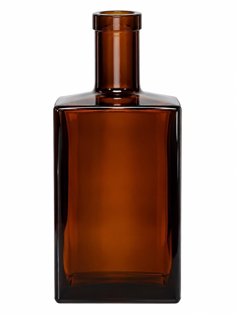 VID GARRAFA QUADRADA DIAMOND AMBAR 750ML S/ROLHA - UNID