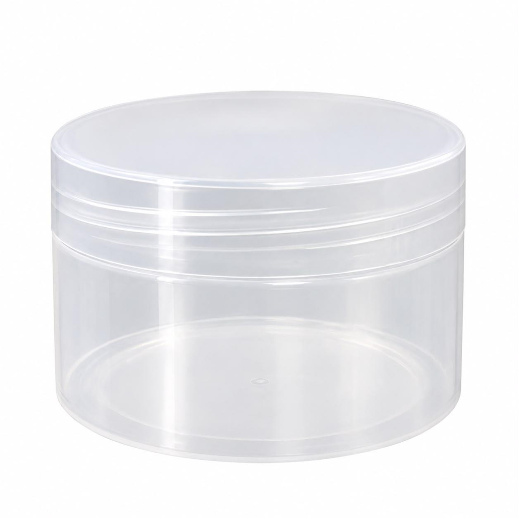 POTE PLASTICO PP TRANSPARENTE 250G  C/TP PLASTICA RN1500/TRAN - UNID