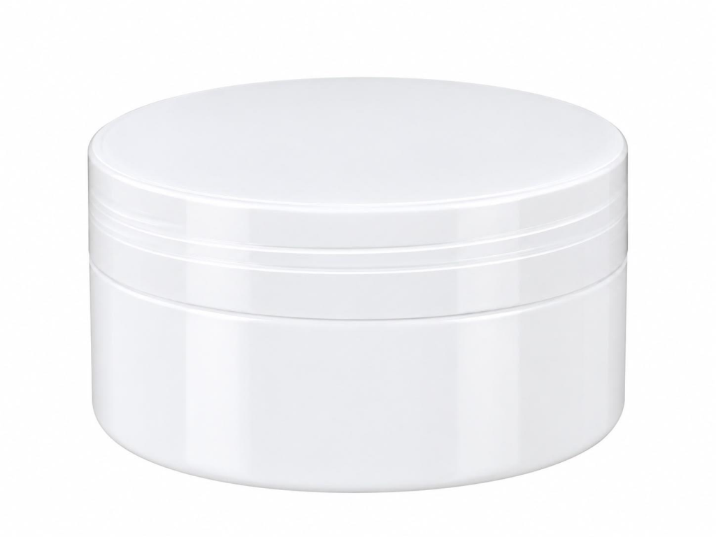 POTE PLASTICO PP BRANCO 120G  C/TP PLASTICA RN1400/BR - UNID