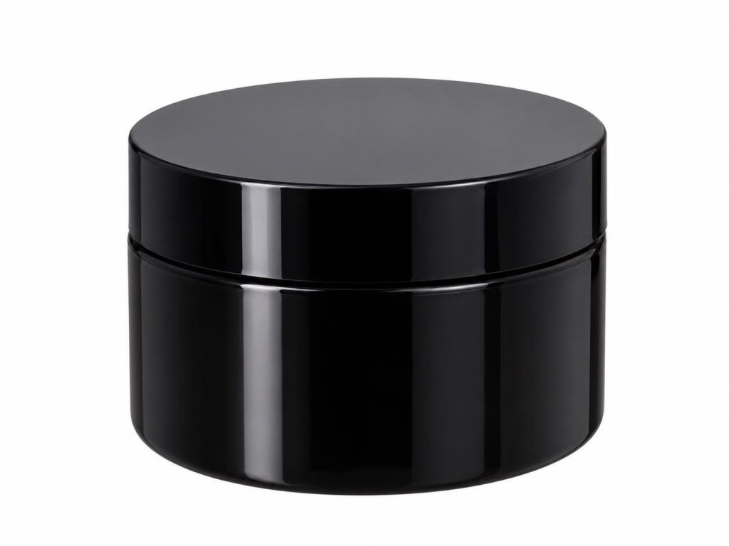 POTE PLASTICO PP PRETO 250G  C/TP PLASTICA RN1500/PR - UNID