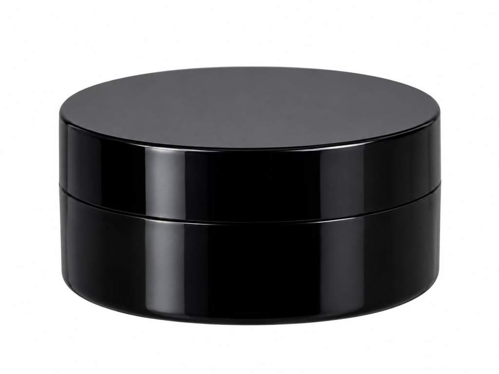 POTE PLASTICO PP PRETO 120G  C/TP PLASTICA RN1400/PR - UNID