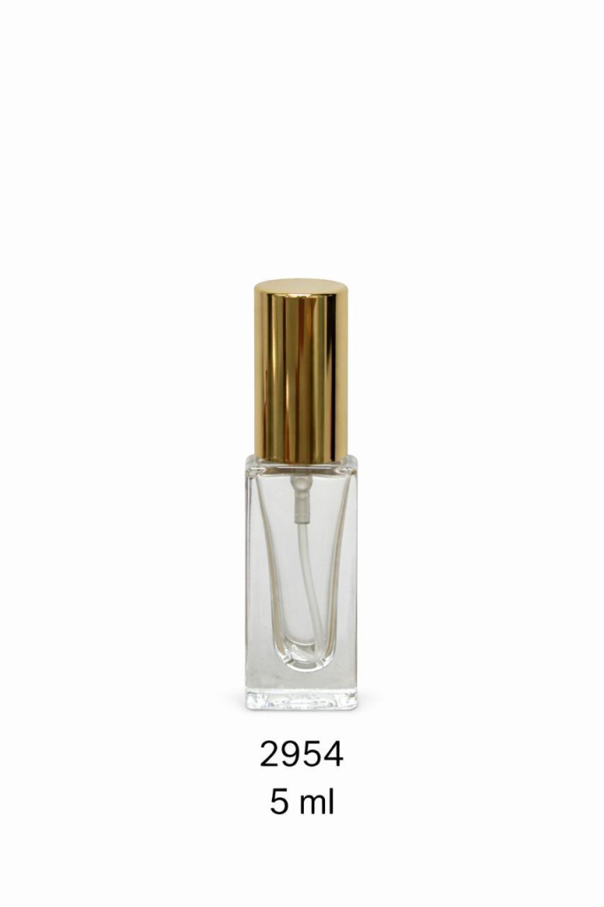 VID PORTA PERFUME 5ML SQUARE C/VAL OURO REF:25212 - UNID