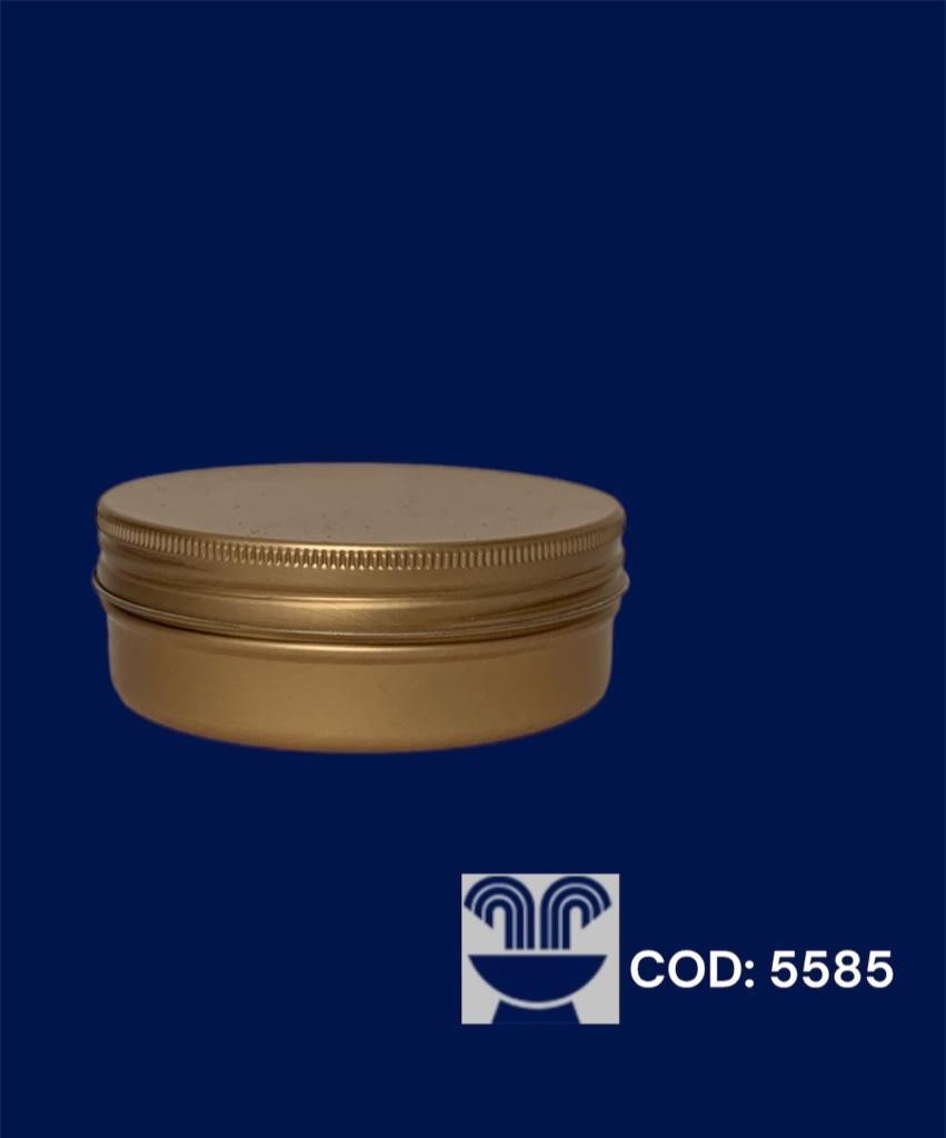 LATA DE ALUMINIO REDONDA P COBRE 50ML - UNID