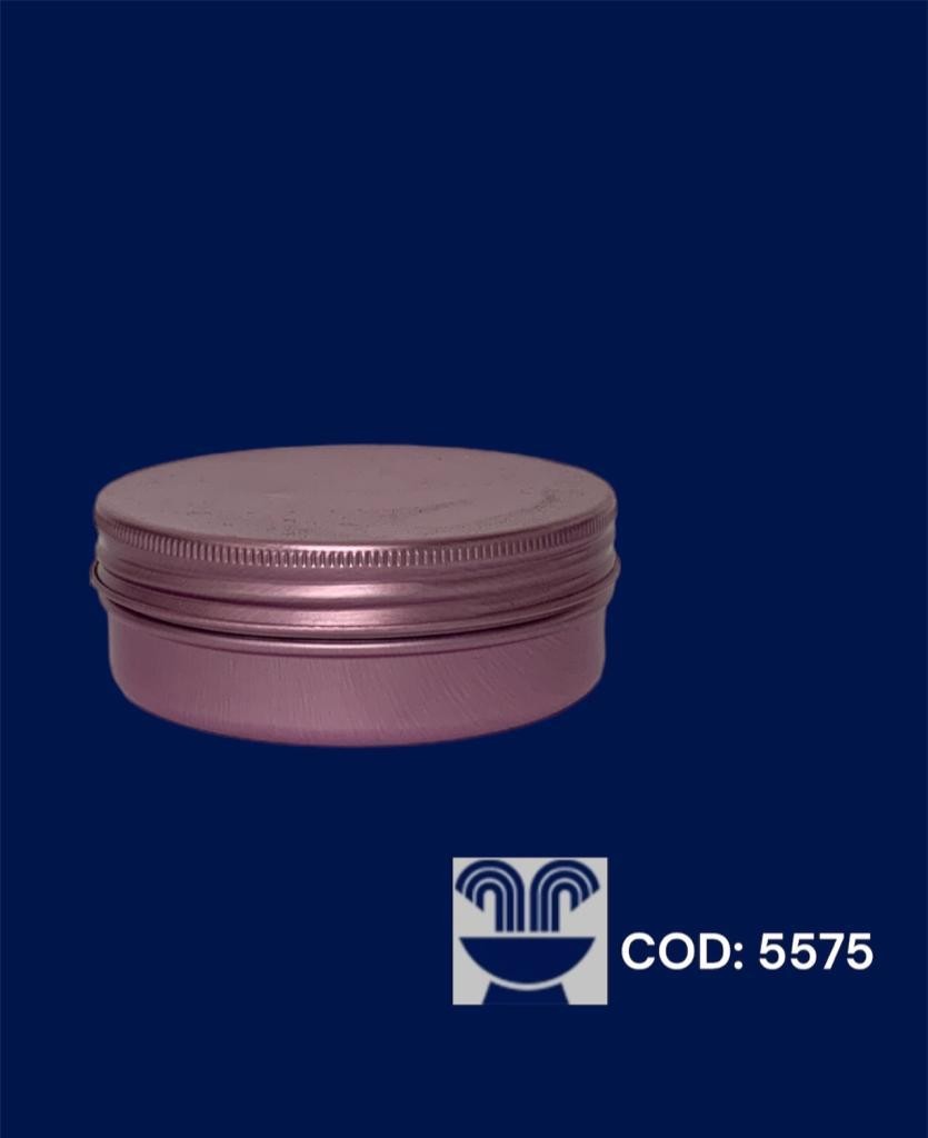 LATA DE ALUMINIO REDONDA P ROSE 50ML - UNID
