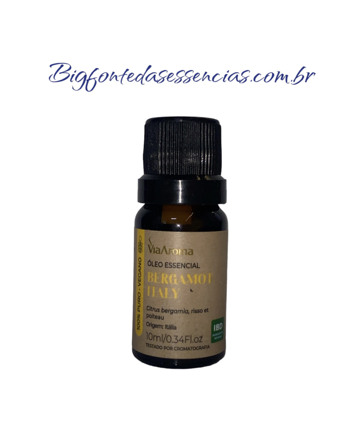 OLEO ESSENCIAL V A BERGAMOTA ITALY 10ML - UNID