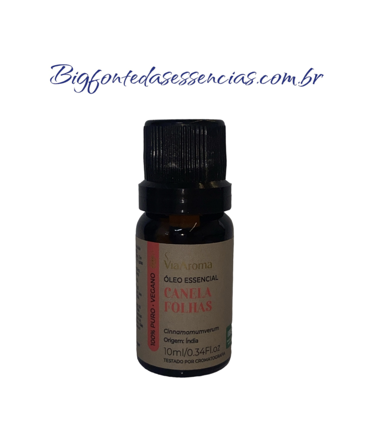 OLEO ESSENCIAL V A CANELA FOLHAS 10ML - UNID