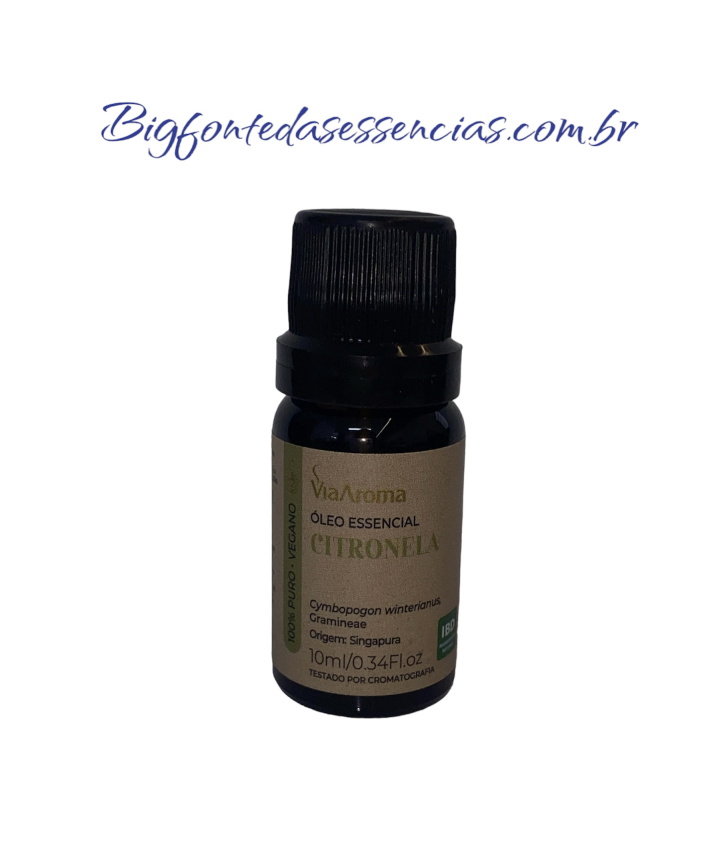 OLEO ESSENCIAL V A CITRONELA 10ML - UNID