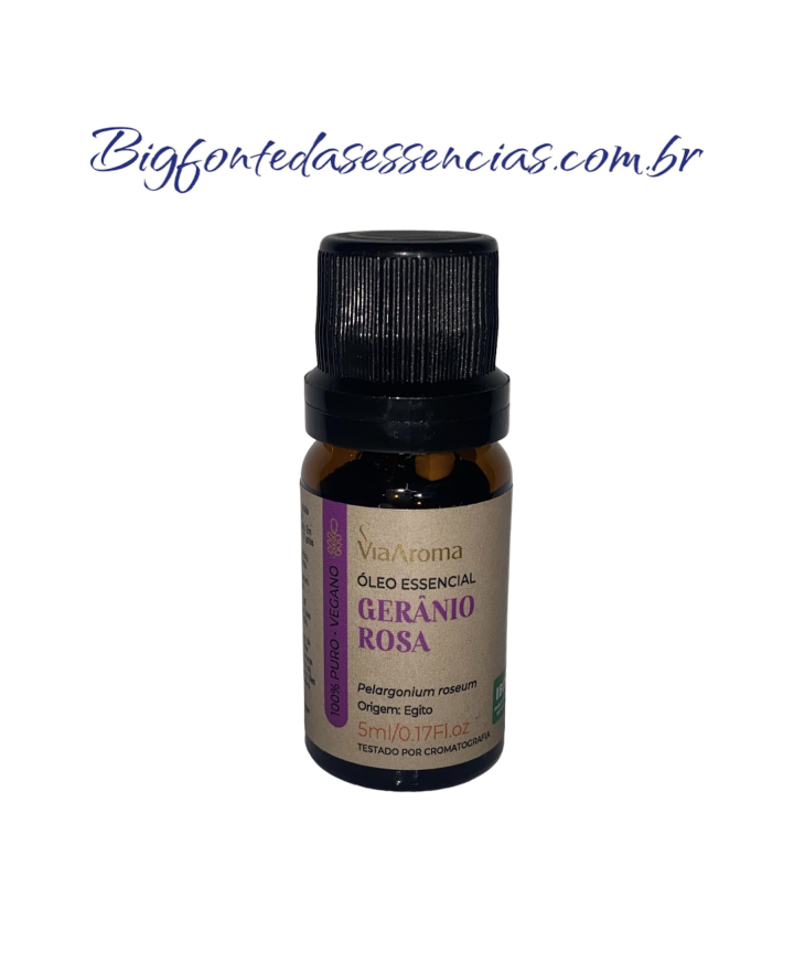 OLEO ESSENCIAL V A GERANIO ROSA 5ML - UNID