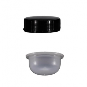 TAMPA E BATOQUE P/VIDRO AMBAR 1LT - PECA