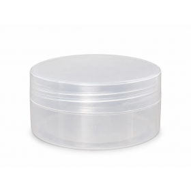 POTE PLASTICO PP TRANSPARENTE 120G  C/TP PLASTICA RN1400/TRAN - UNID