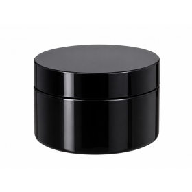 POTE PLASTICO PP PRETO 250G  C/TP PLASTICA RN1500/PR - UNID
