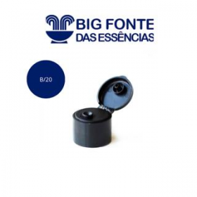 TP FLIP TOP B/20 PRETA - UNID