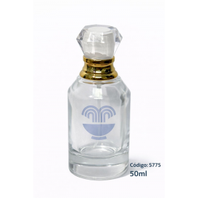 VID PERFUME REDONDO 50ML  C/VAL E SOBRETAMPA DIAMANTE  UNID